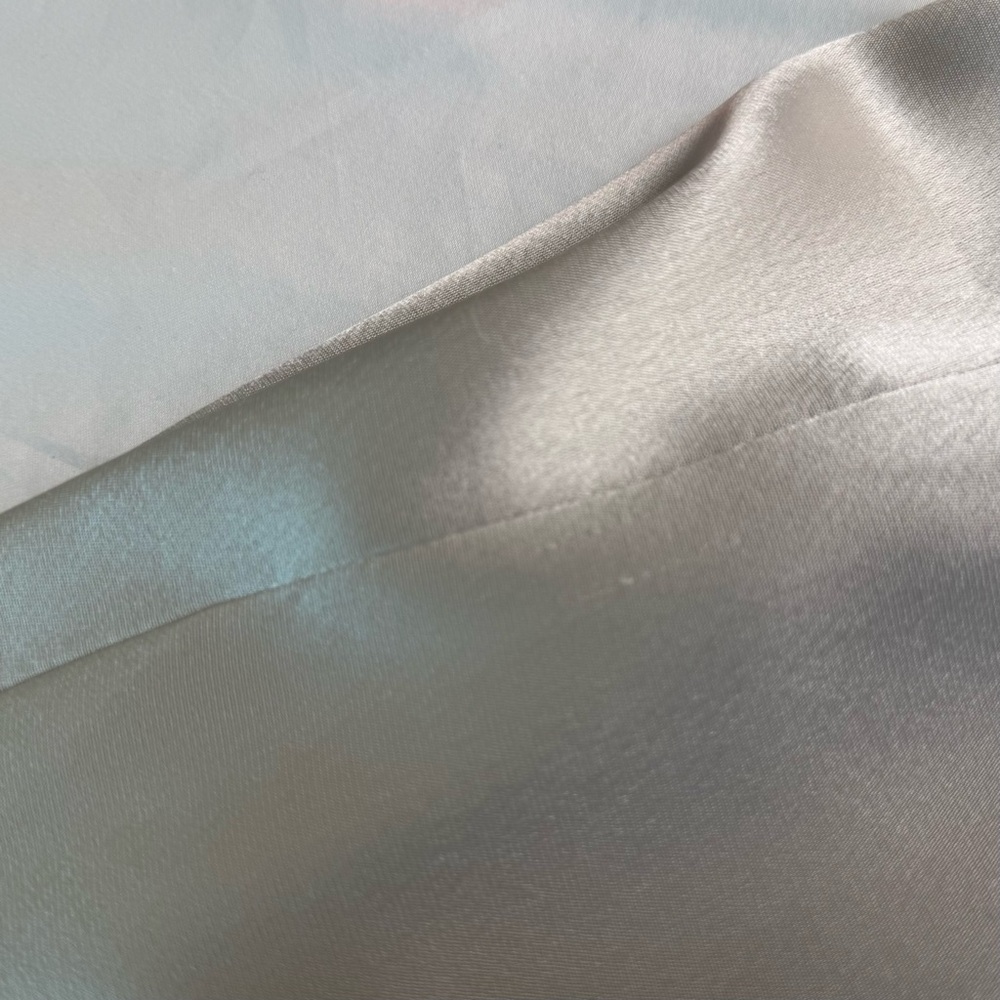 NWT Galvan London Platinum Silk Bell Sleeve Jacket Bridal Quiet Luxury‎ Luxe 8 - Picture 13 of 13